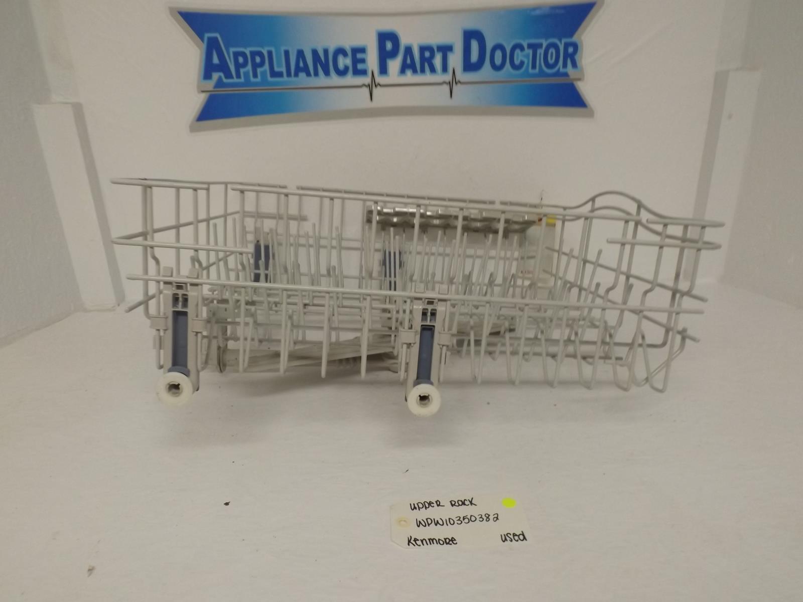 Kenmore Dishwasher WPW10350382 Upper Rack Used Kenmore Dishwasher WPW10350382 Upper Rack Used